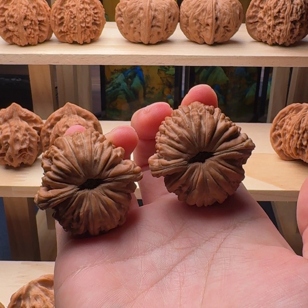 淺***默吊坠文玩核桃四座楼