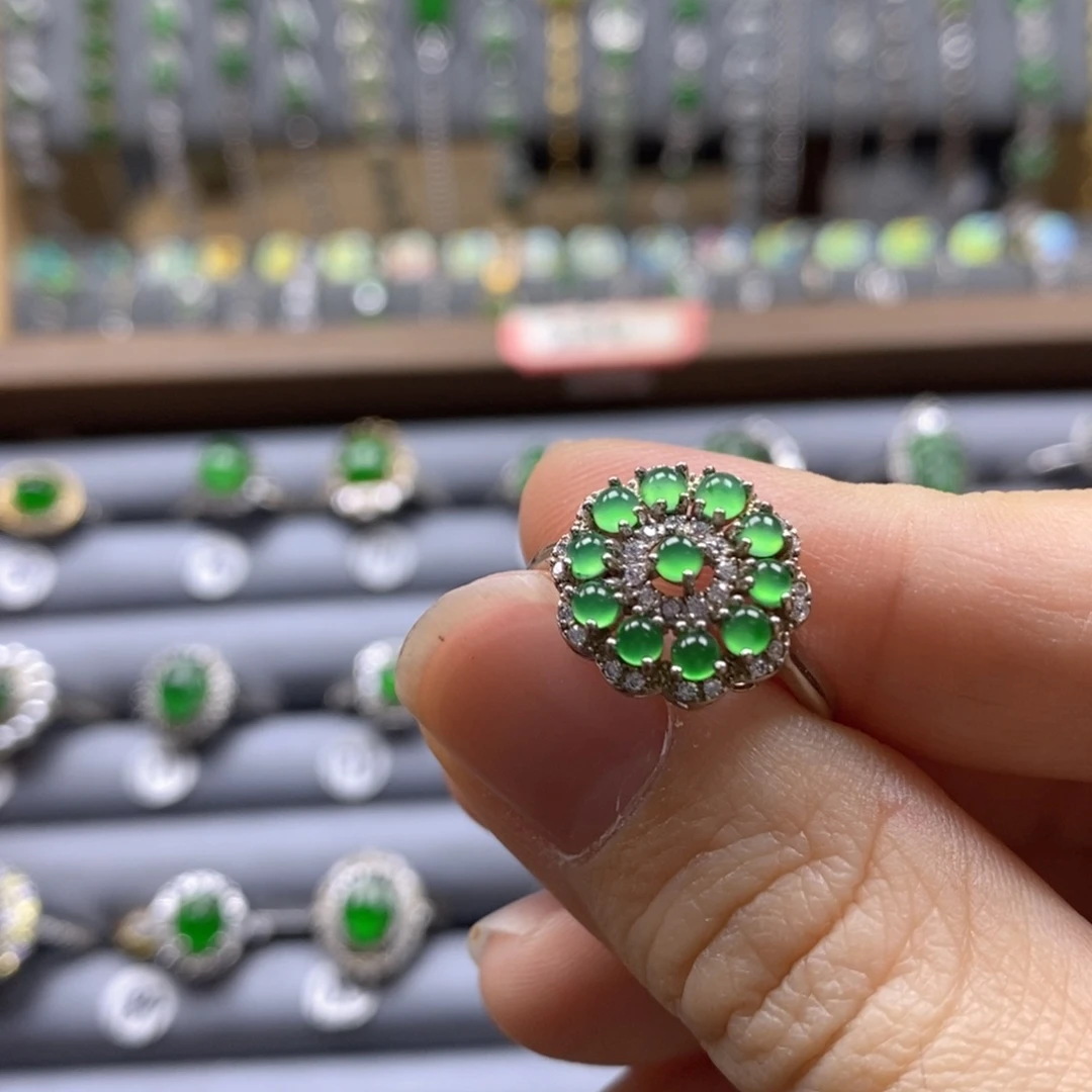 颈饰银S925镶嵌翡翠188号