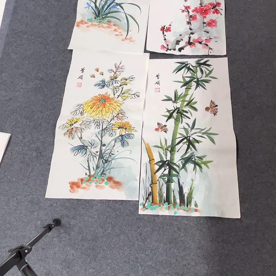 国画精品手绘作品