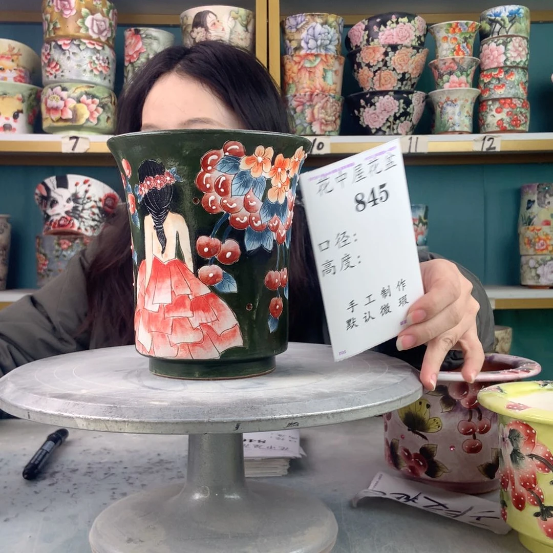 罐景德镇手工瑕疵845