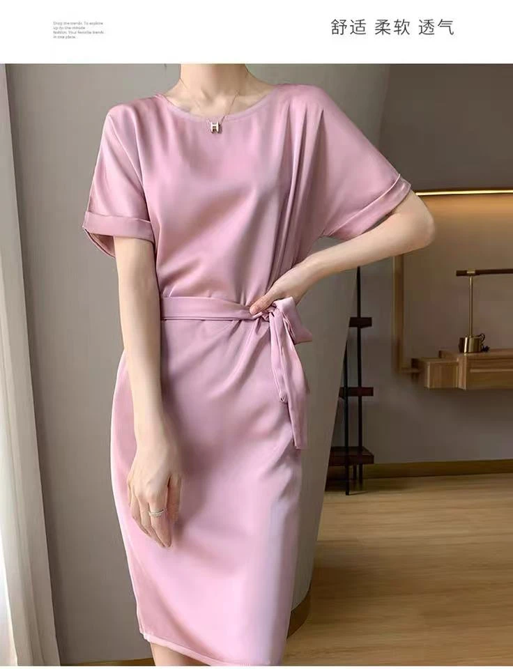 【杭州-意法】nn1104-时尚女装设计感连衣裙夏季舒适柔软