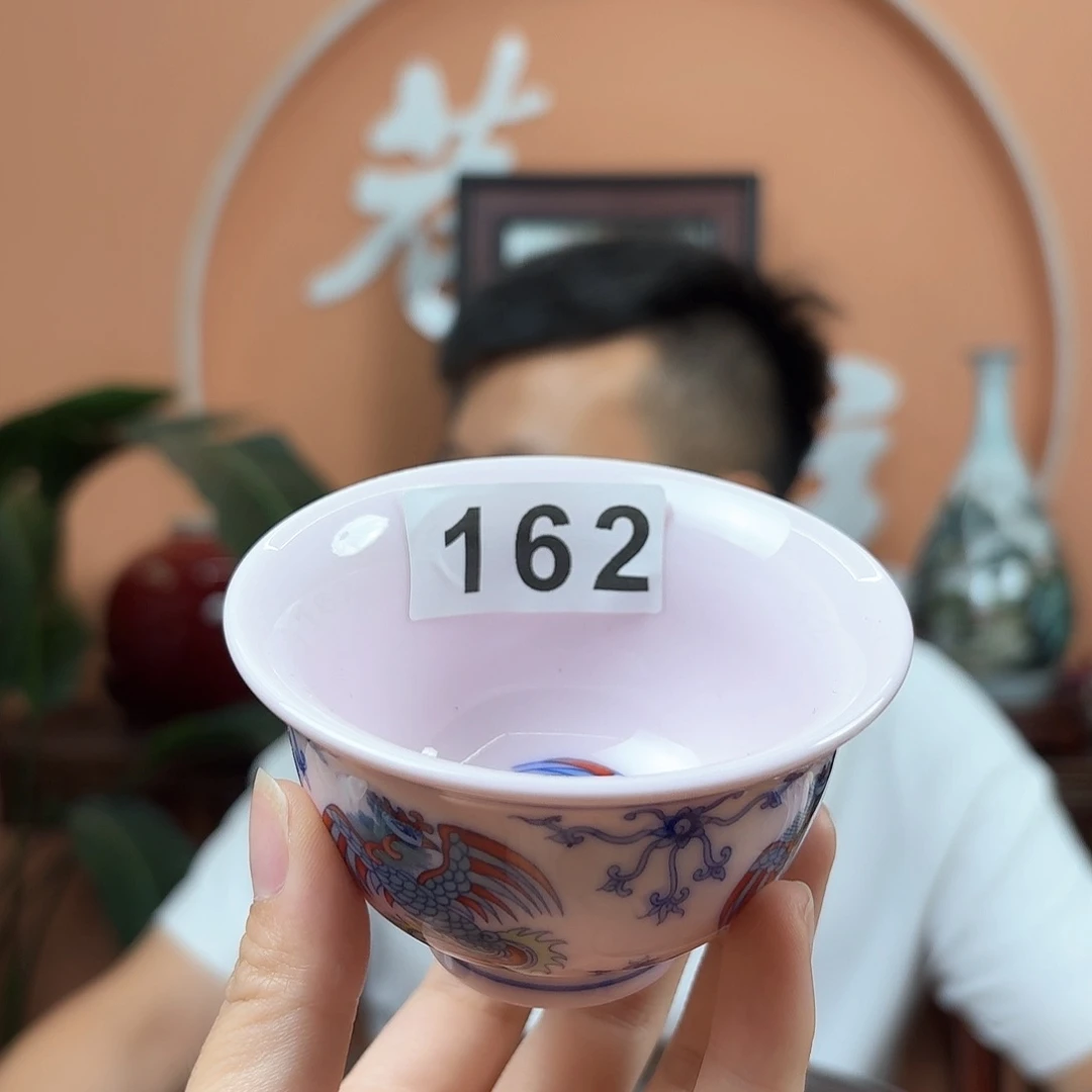 摆件景德镇陶瓷手工杯子