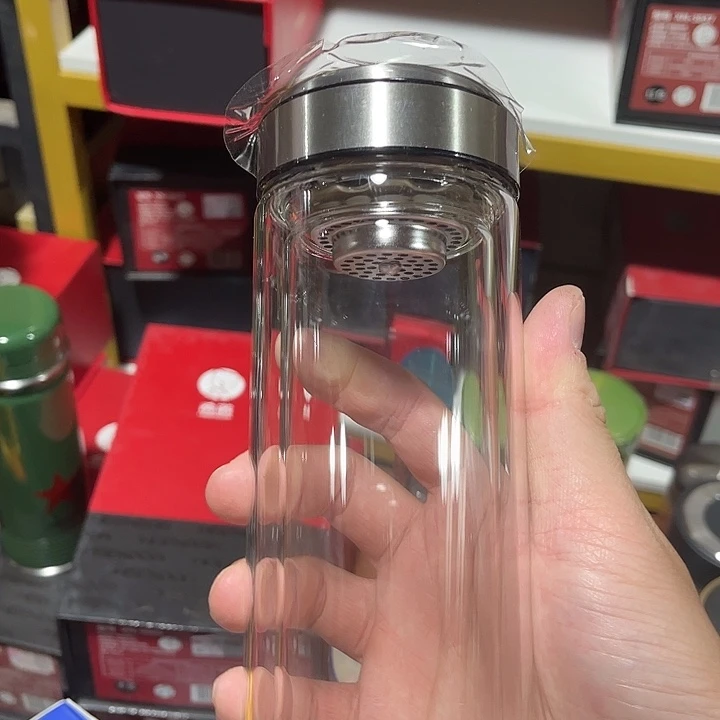 玻璃希诺双层玻璃杯6558款