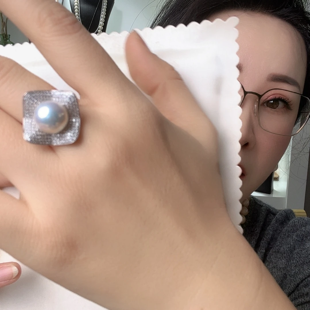 戒指未镶嵌淡水珍珠