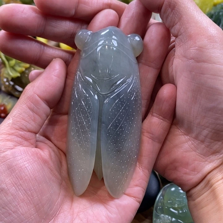 我***了蛇纹石玉未镶嵌手把