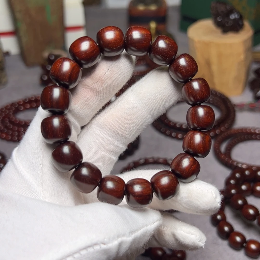 小叶紫檀手串/手链1213树头老料 高油密  细腻性价比福利