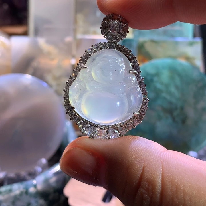 玛瑙/玉髓未镶嵌颈饰