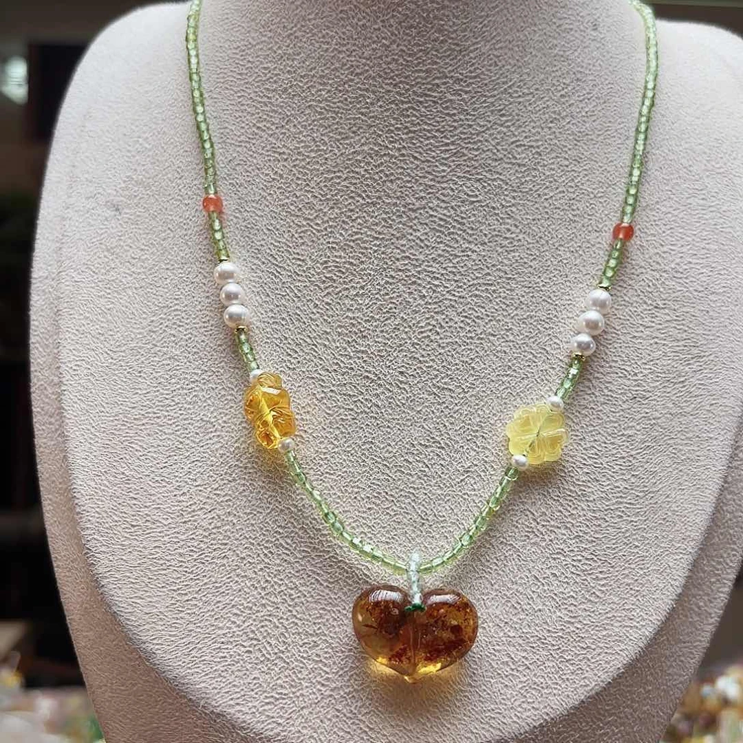 未镶嵌琥珀手链琥珀