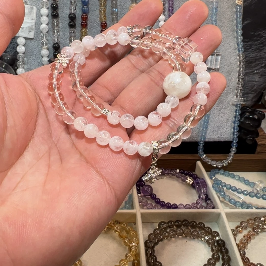 未镶嵌水晶珠宝半成品