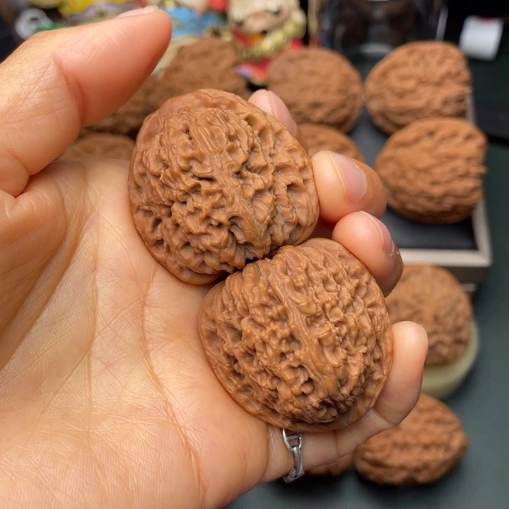 吊坠文玩核桃37尺全家福高炮