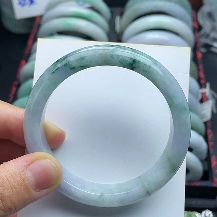 翡翠未镶嵌手镯翡翠手镯55圈口