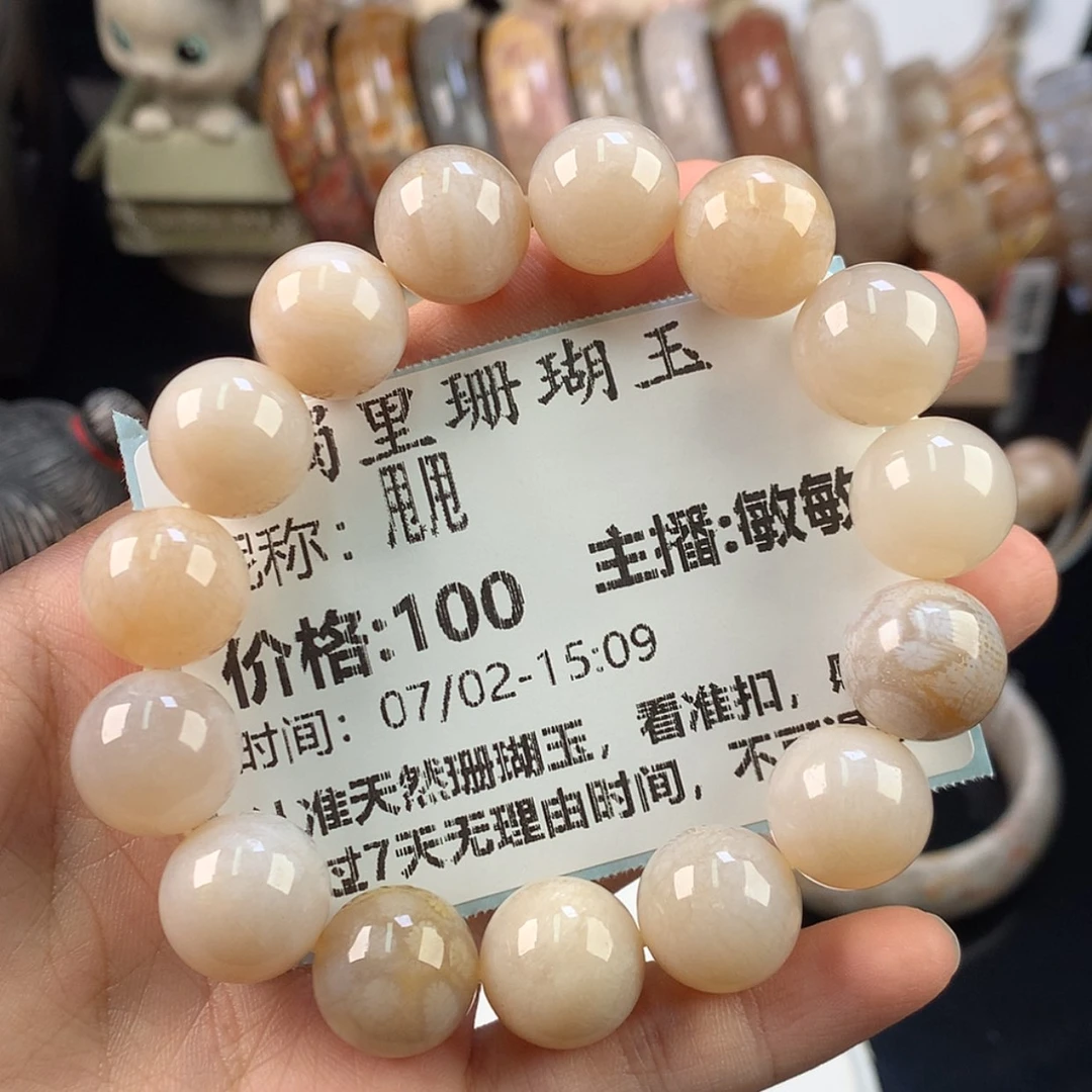 【闪购商品】硅化珊瑚（珊瑚玉）未镶嵌颈饰甩*