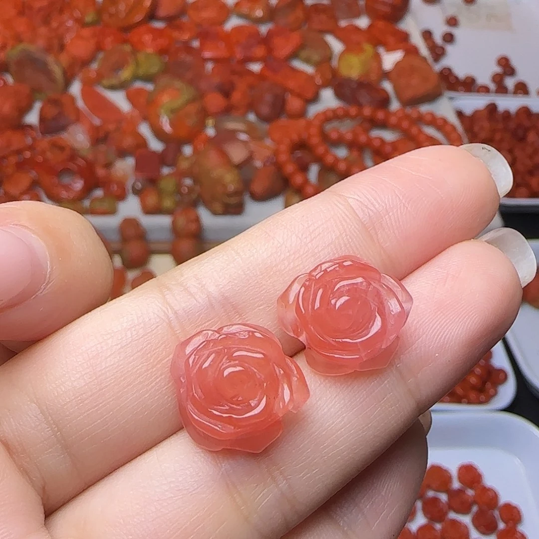 南红玛瑙未镶嵌吊坠(不含链)