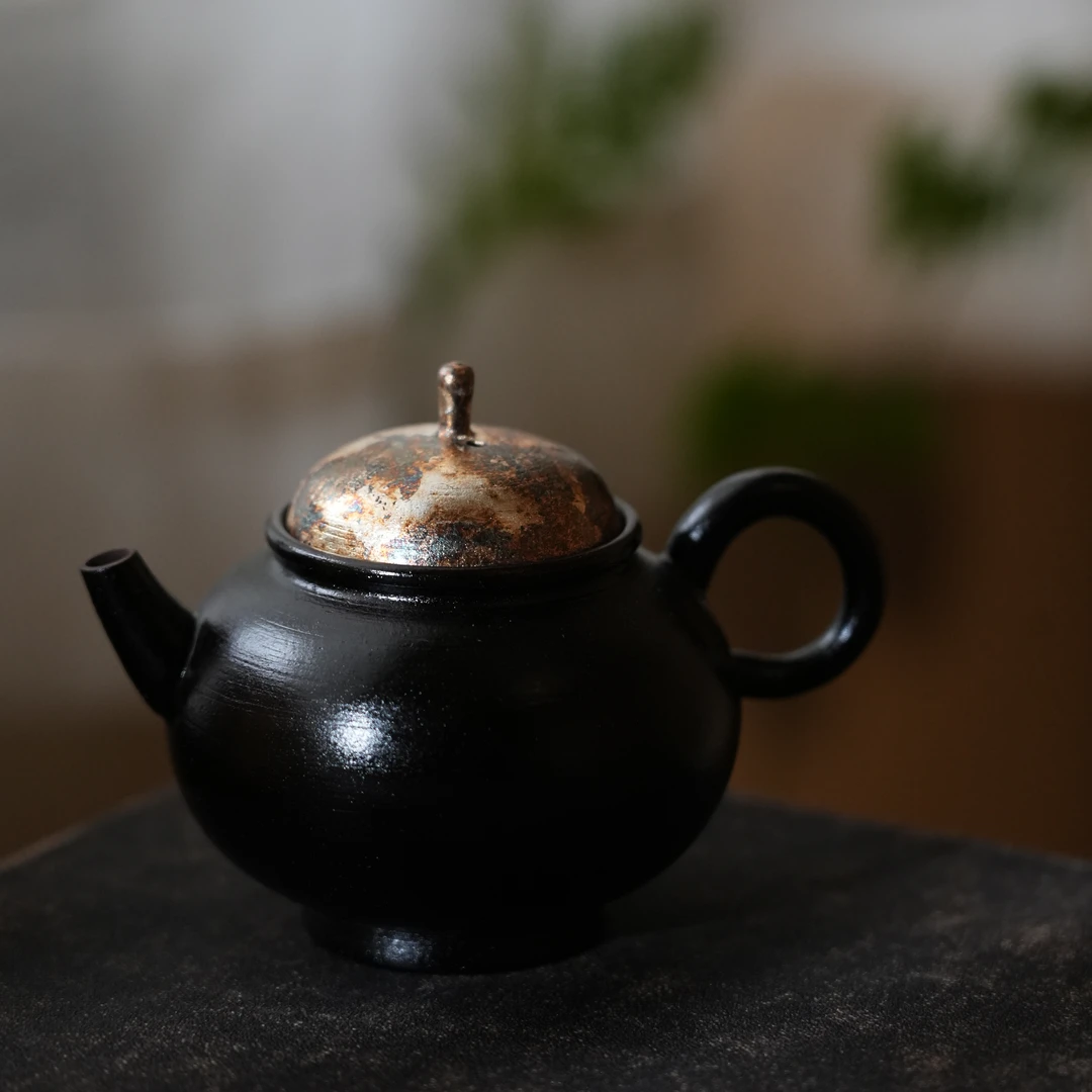 【雲梦】大漆宫灯茶壶（QY0035）