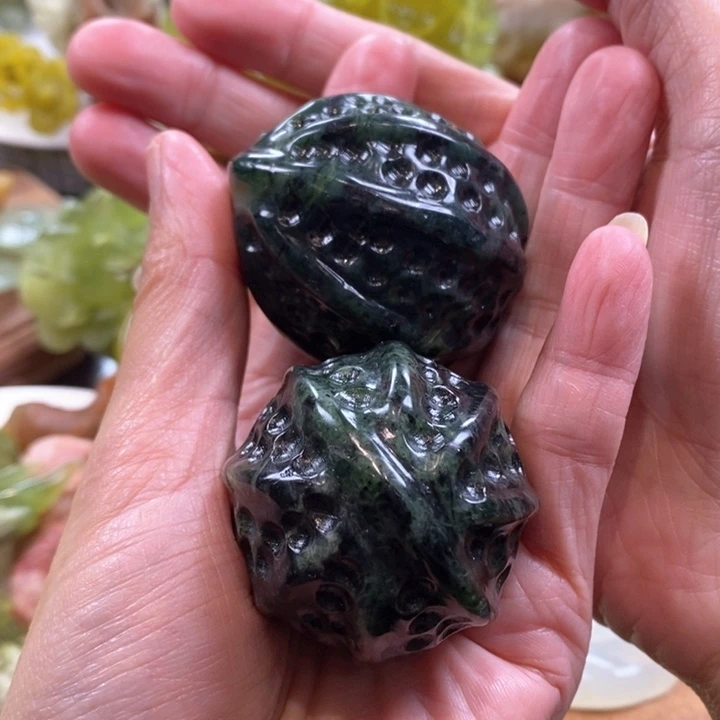 蛇纹石玉未镶嵌手把