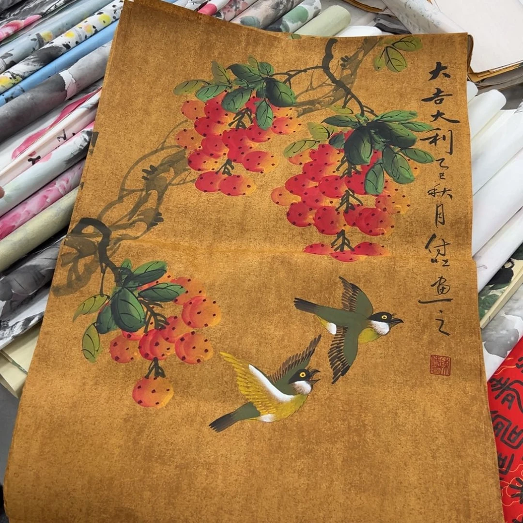 国画卖字画的小老板