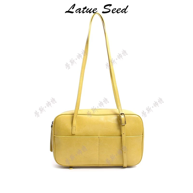 【A883·萝莉花】新品百搭简约单肩休闲时尚气质ins女包21984-黄绿