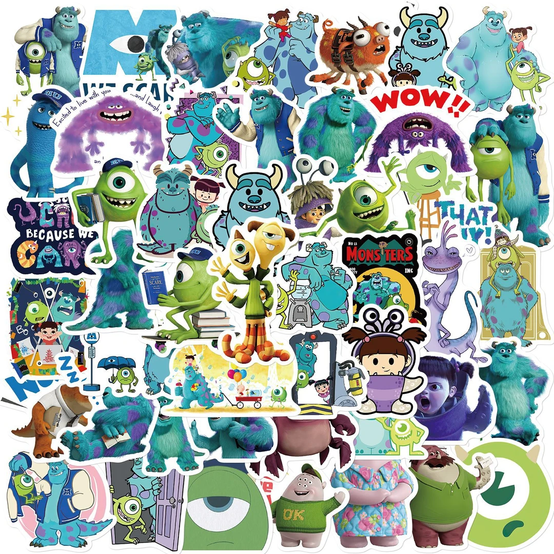 剪贴簿电脑DIY套怪兽公司涂鸦贴纸滑板不重复帖纸computer张电力/