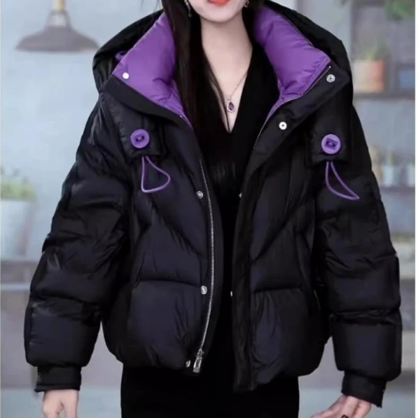 2024冬季流行保暖韩版休闲显瘦百搭直播间同款减龄女款棉衣棉袄