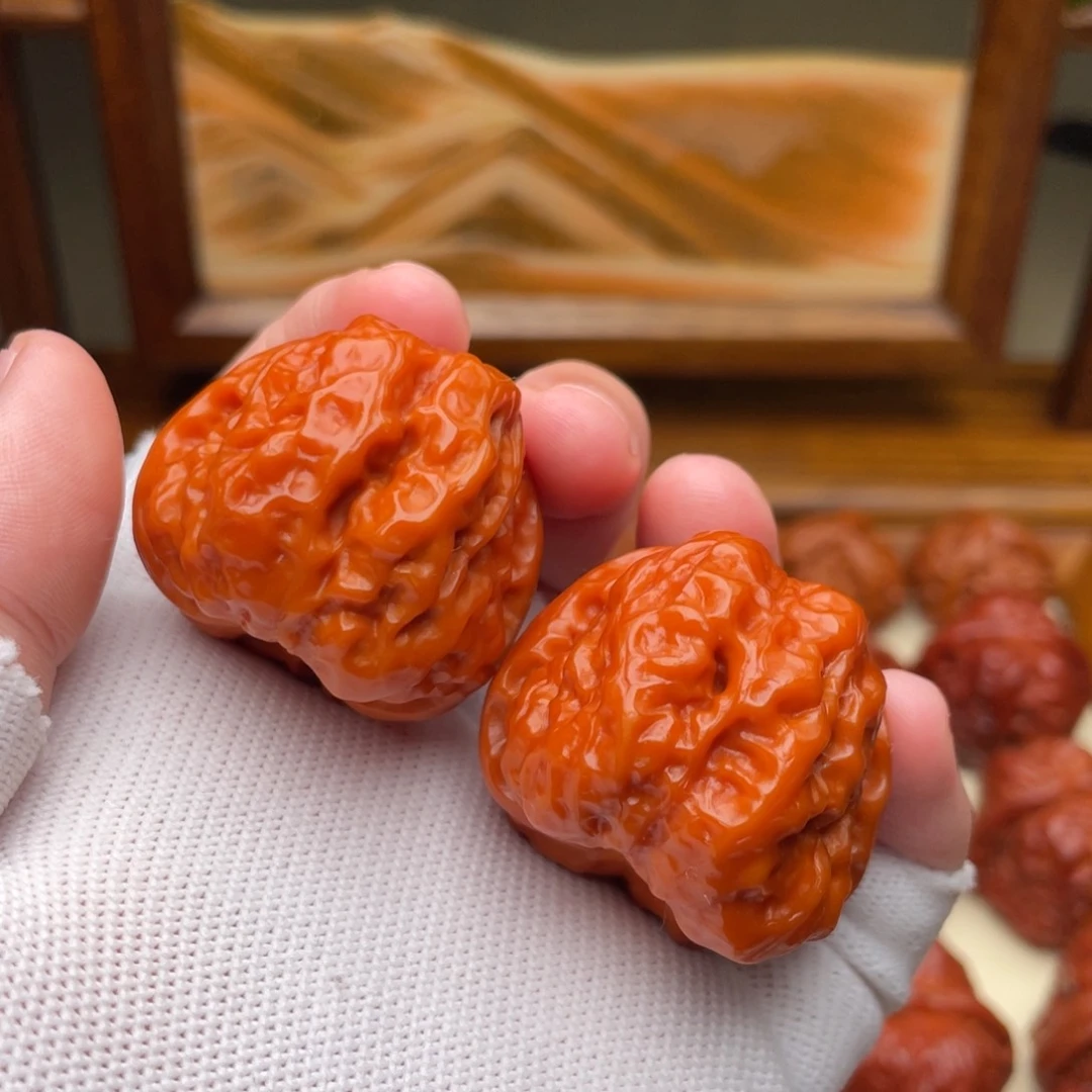 文玩核桃把件蛤蟆头37