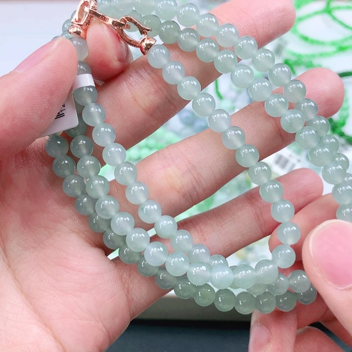 未镶嵌手链翡翠潇***姐翡翠