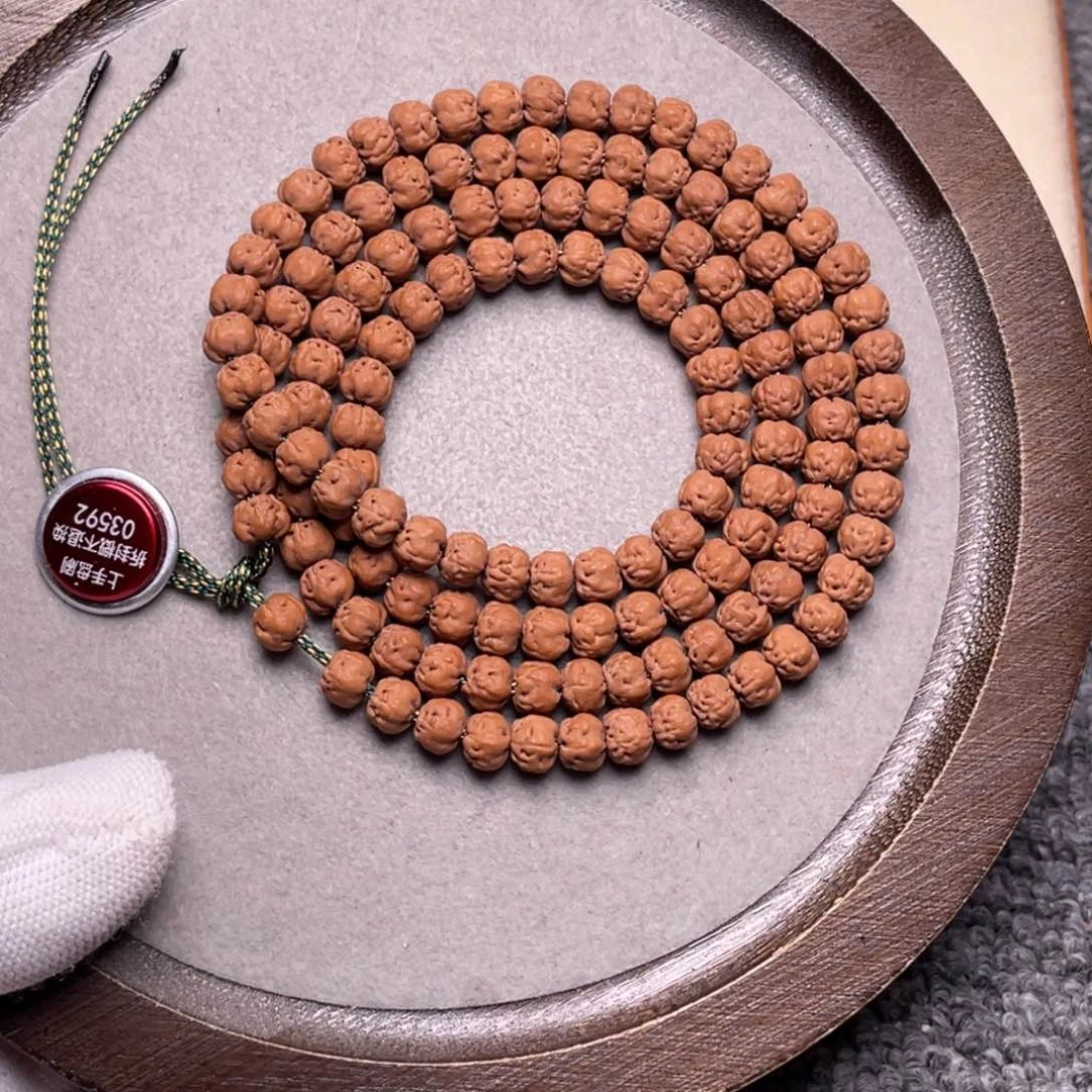 手串金刚菩提西*金花超头佛手108尺寸6.2
