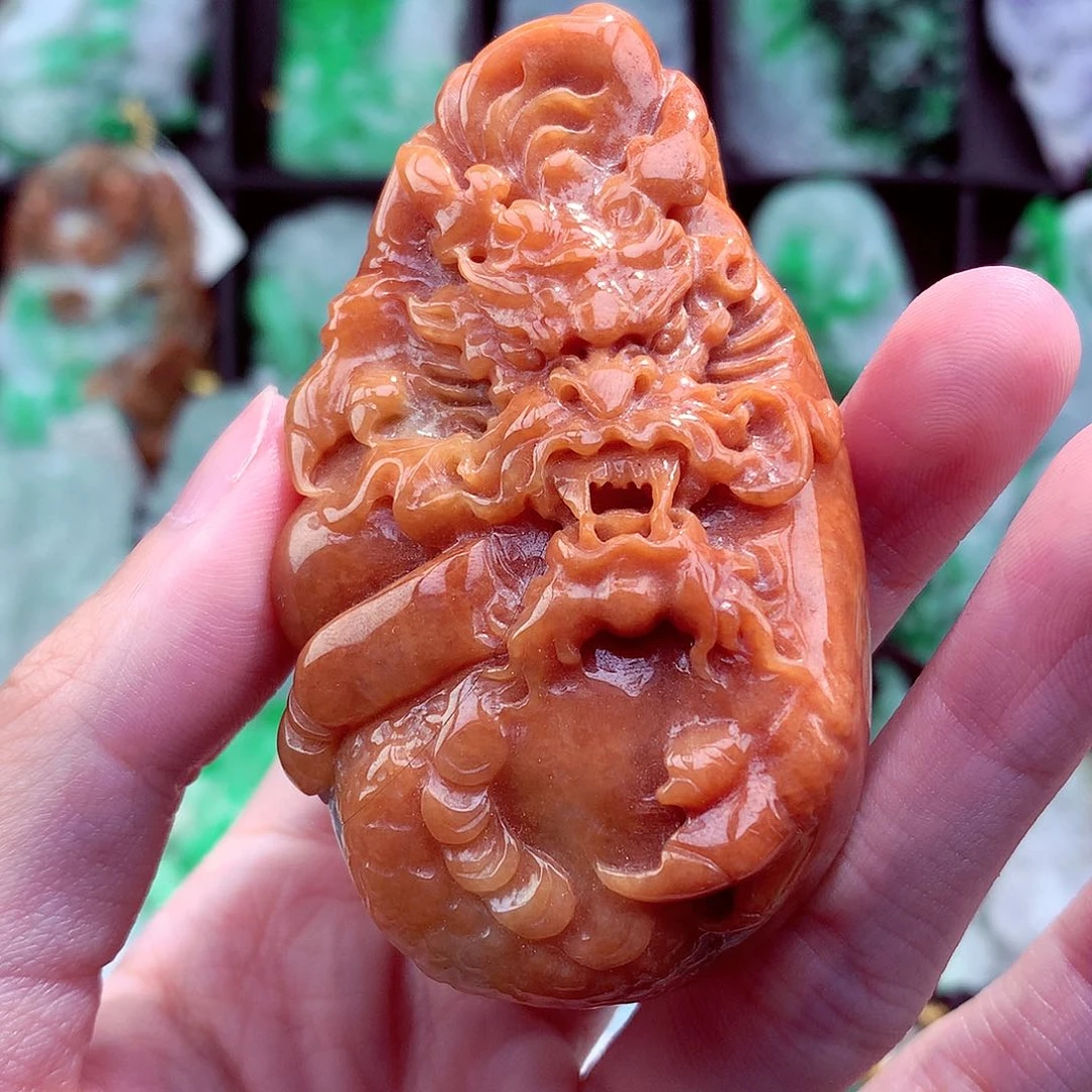 翡翠未镶嵌颈饰挂件