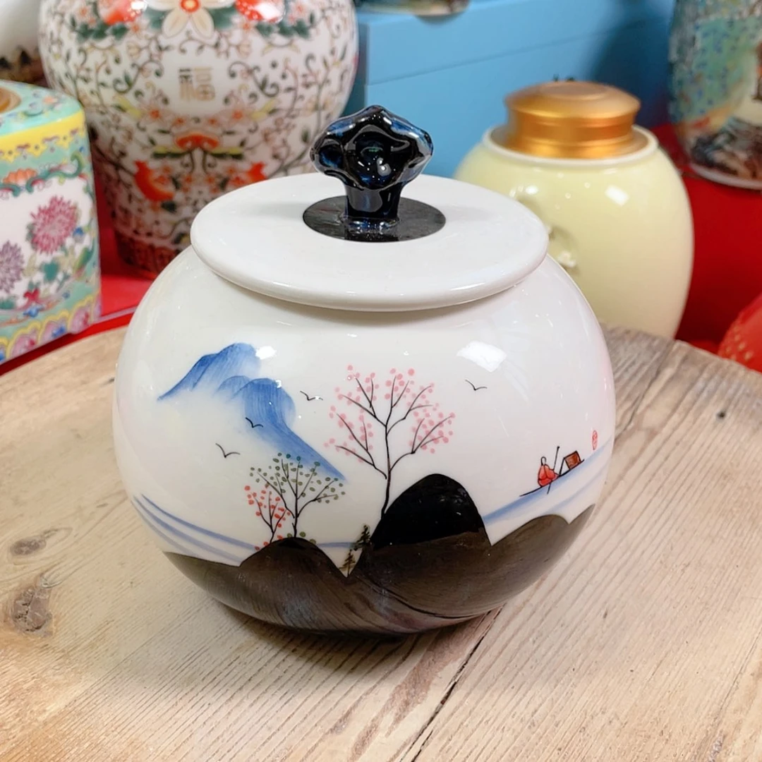 【闪购商品】罐陶瓷茶叶罐密封罐