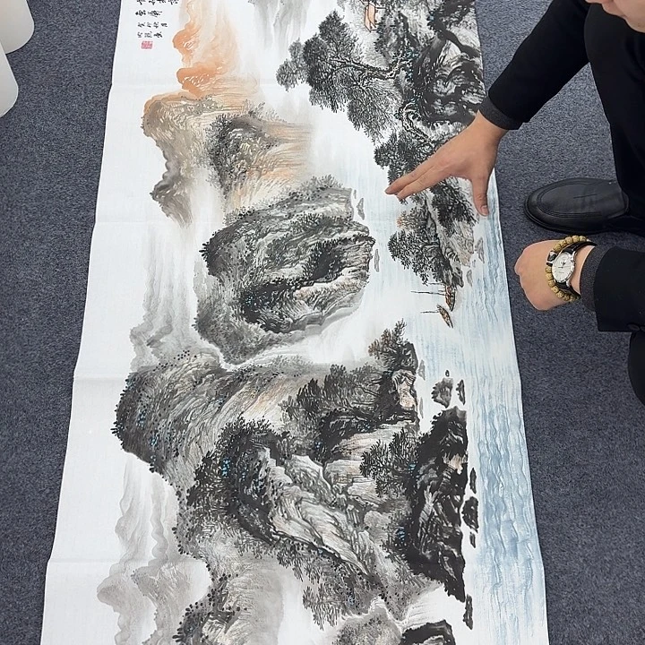 国画纯手绘国画作品
