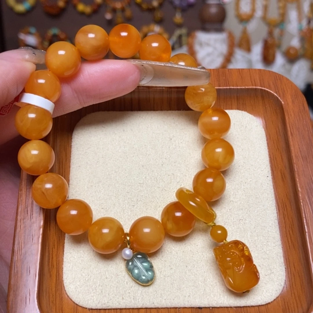 【闪购商品】手链蜜蜡未镶嵌手串