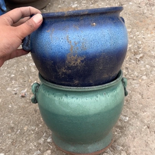 红陶口18高18瑕疵