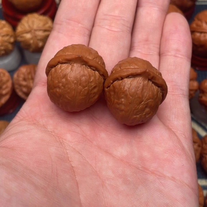 把件文玩核桃光头