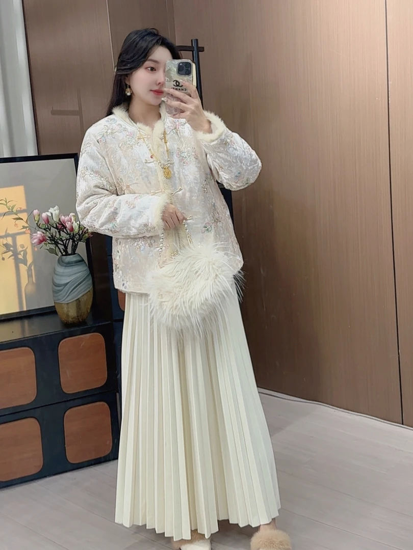 【千褶】新中式百褶裙冬天必备百搭神器百褶裙