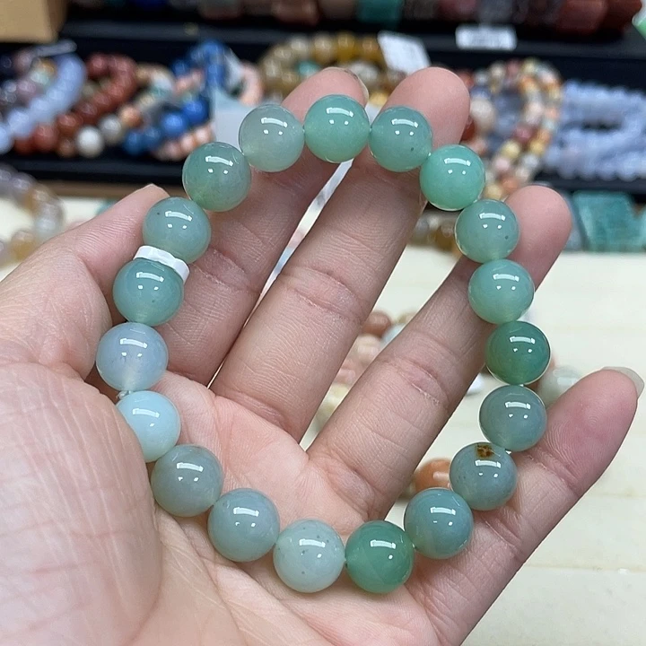 未镶嵌手串硅化珊瑚（珊瑚玉）青191