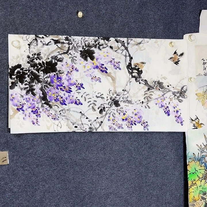 国画国画花鸟画作品