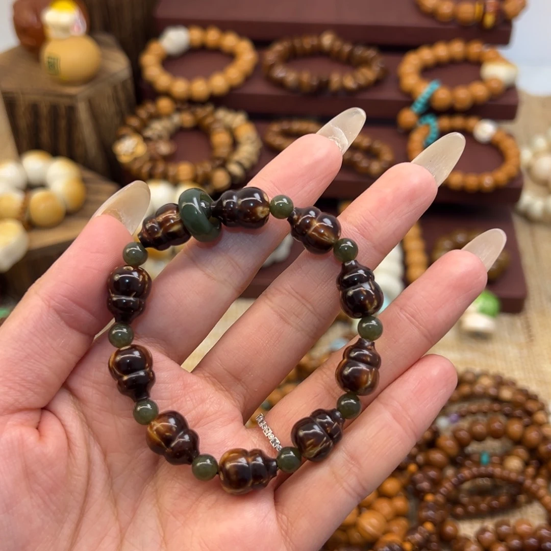 七***月紫金鼠手串葫芦手串