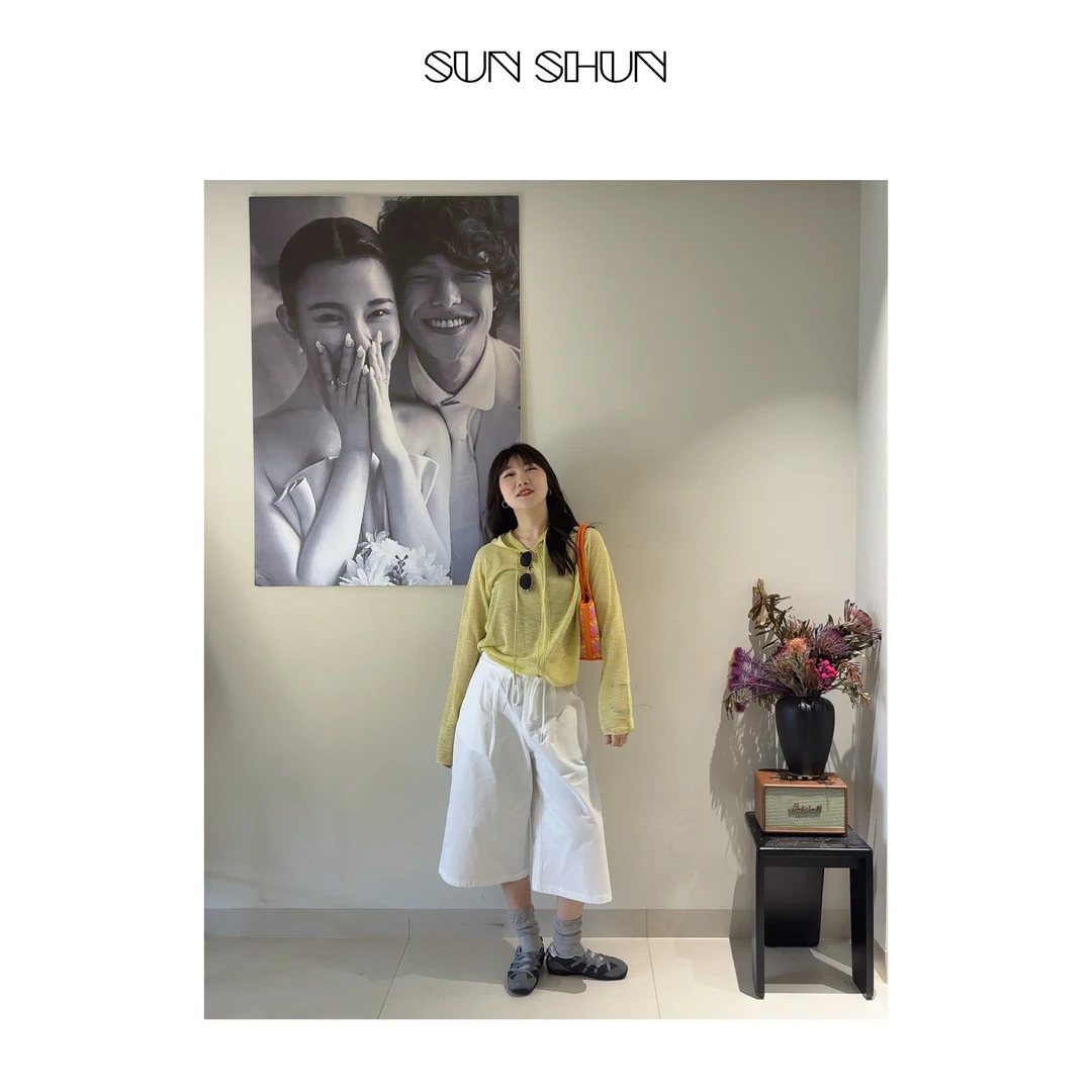 Sanshun－(纸片防晒)－春夏季防晒开衫宽松百搭外套透气长袖纯色