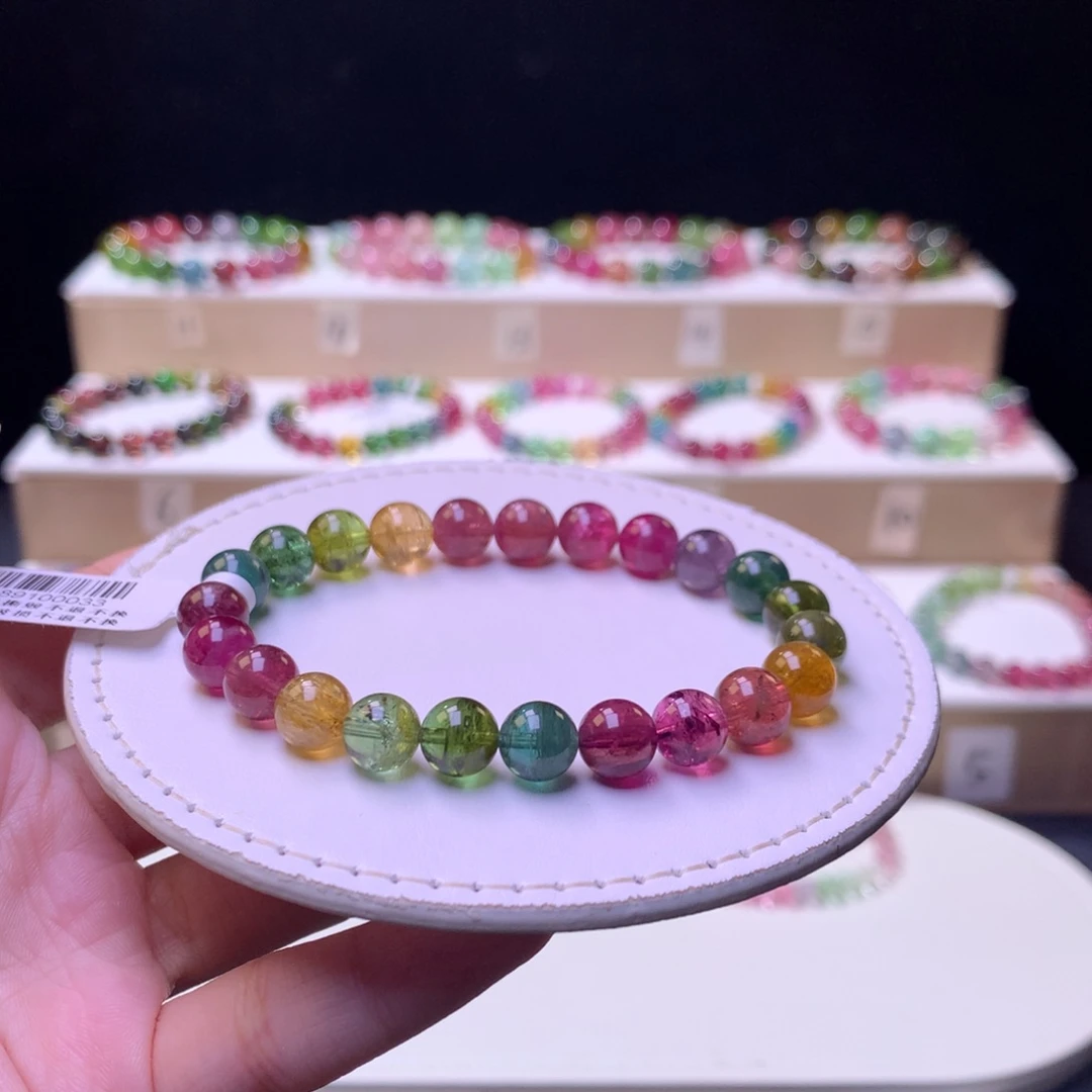 未镶嵌手链碧玺碧玺