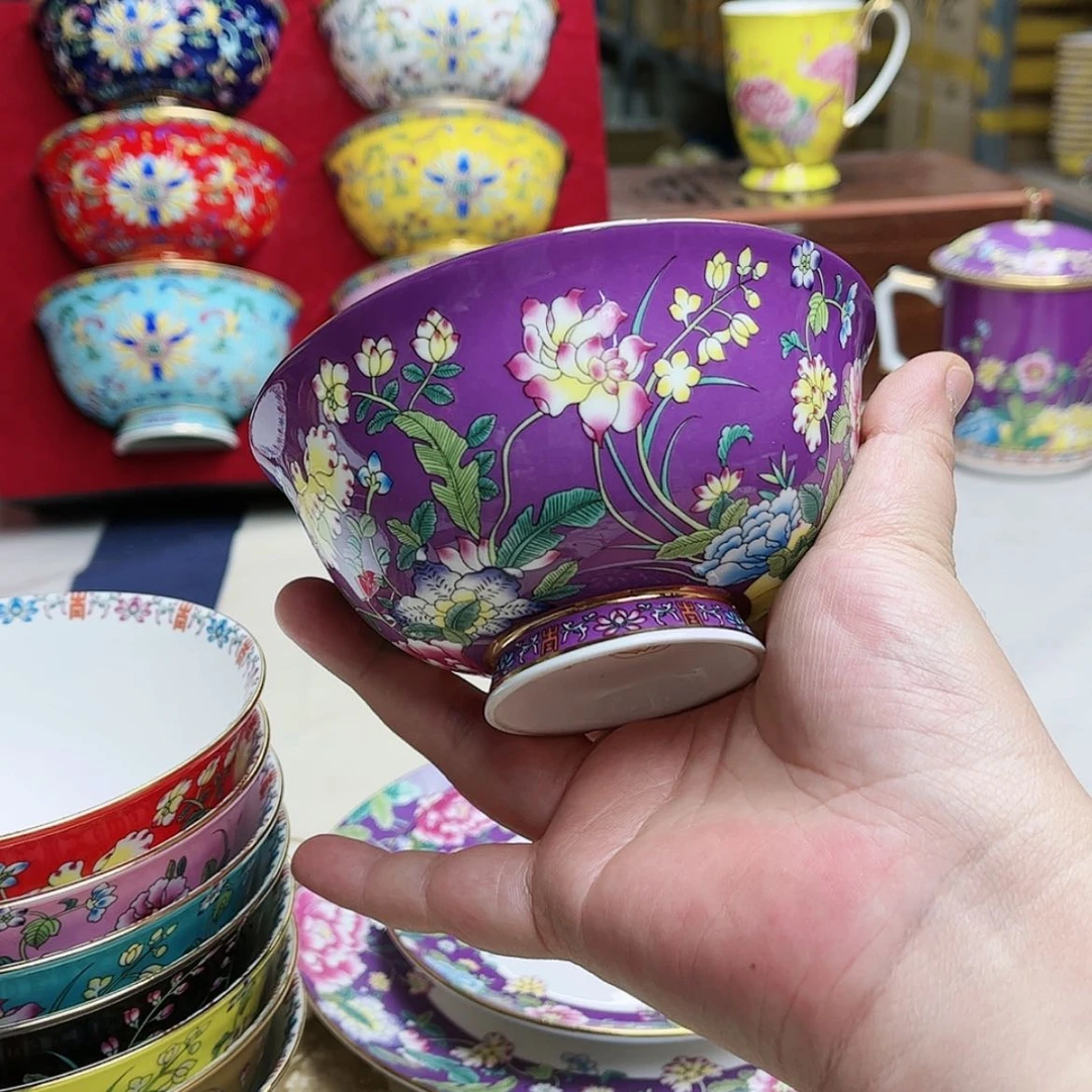 【闪购商品】珐琅4.5英寸6紫。。。。。