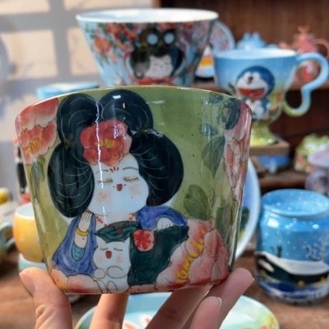 炉景德镇釉下手绘陶瓷