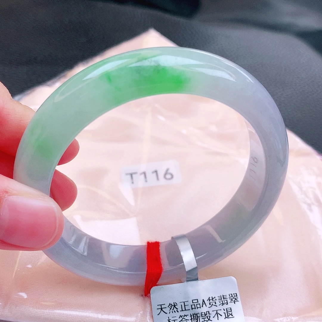 翡翠未镶嵌手镯缅甸天然a货翡翠手镯