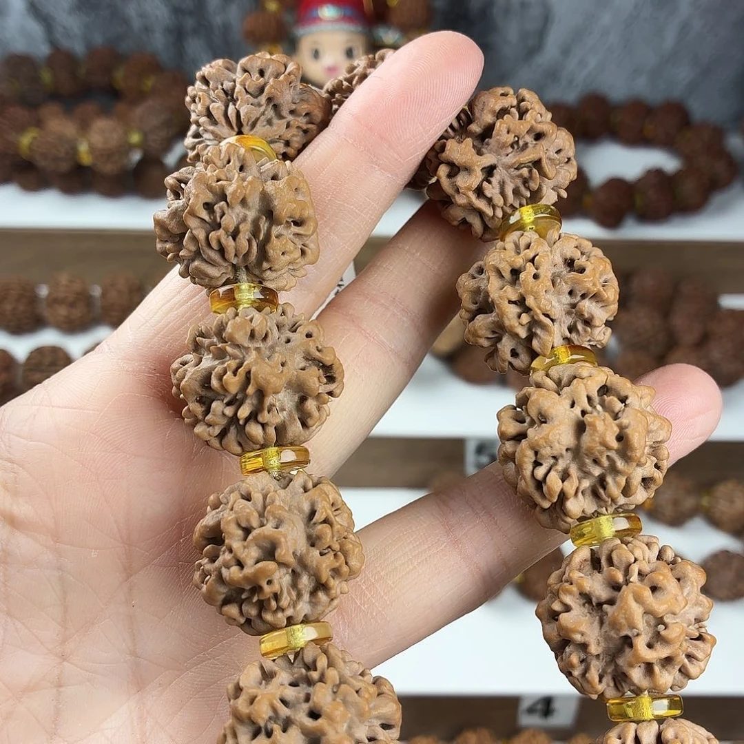 金刚菩提手串原生态精品0瓣龙焰