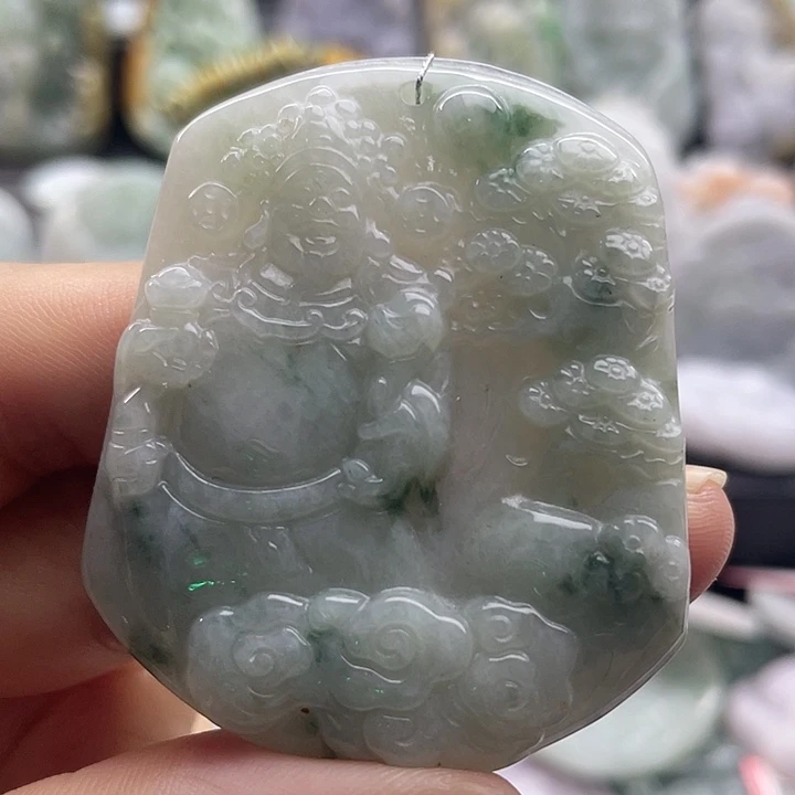 翡翠未镶嵌颈饰天然翡翠