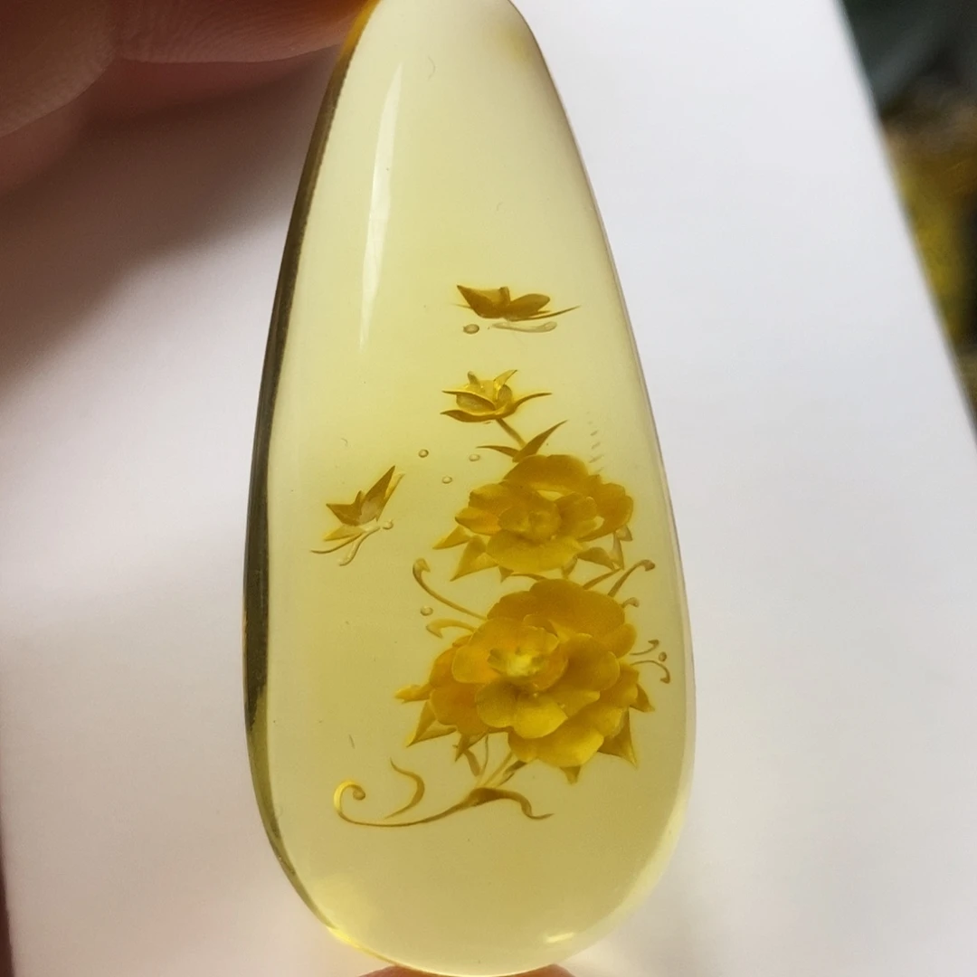 金珀未镶嵌吊坠(不含链)