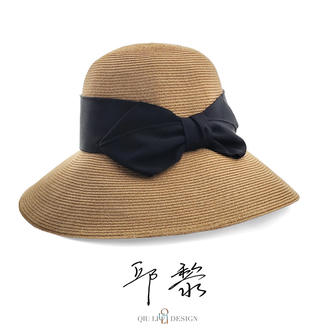ad10！蝴蝶结渔夫草帽 美美428