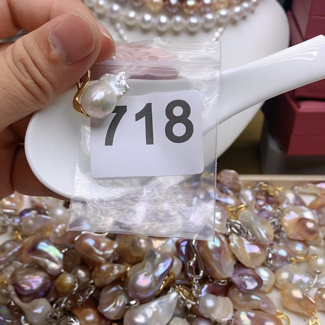 淡水珍珠未镶嵌颈饰718