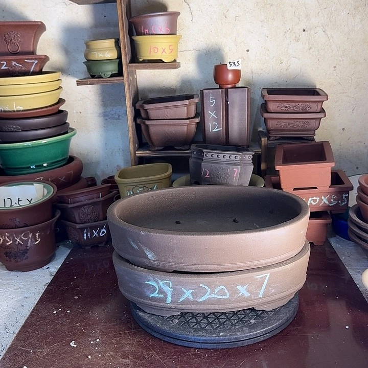 宜兴紫砂花盆手工制作