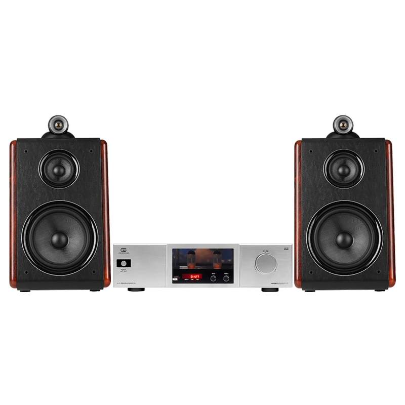 前胆后石HIFI胆机组合音响套装发烧电子管功放机家用书架音箱CD机