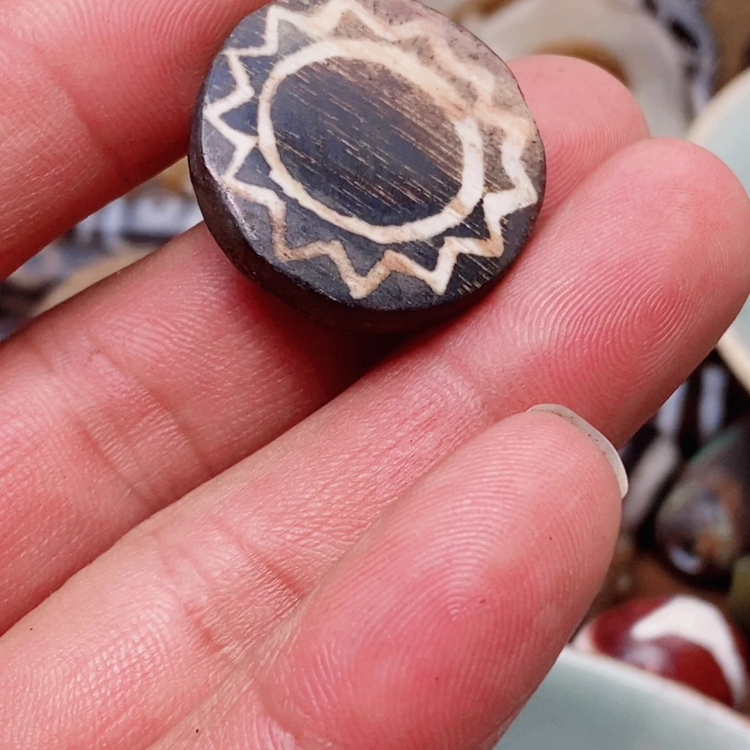 DIY琉璃心*珠子的颜色是蓝色