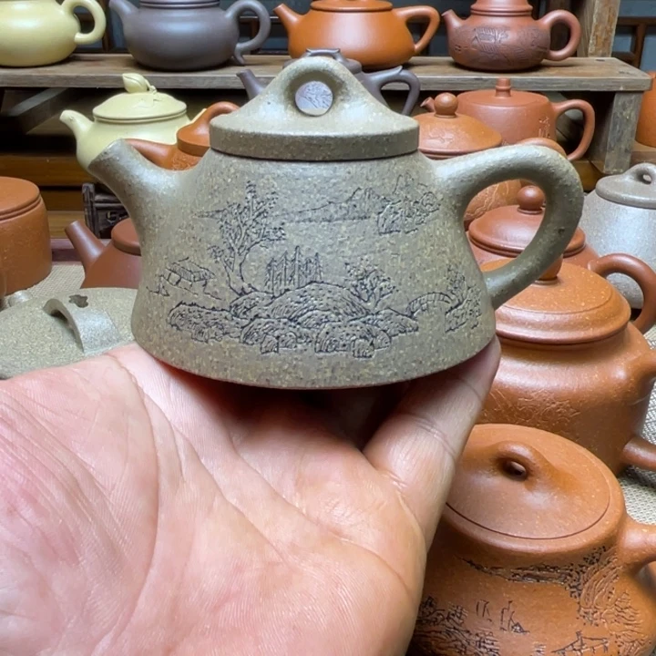 ⁺***⁶紫泥茶壶宜兴紫砂壶全手工制作